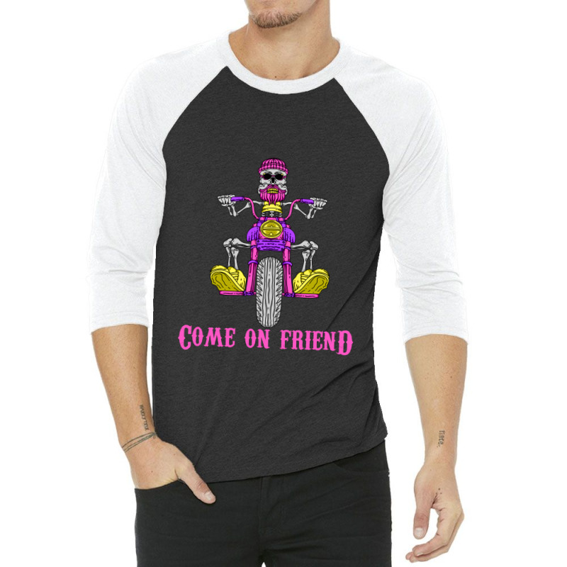 Come On Friend 3/4 Sleeve Shirt by mshel tyan | Artistshot