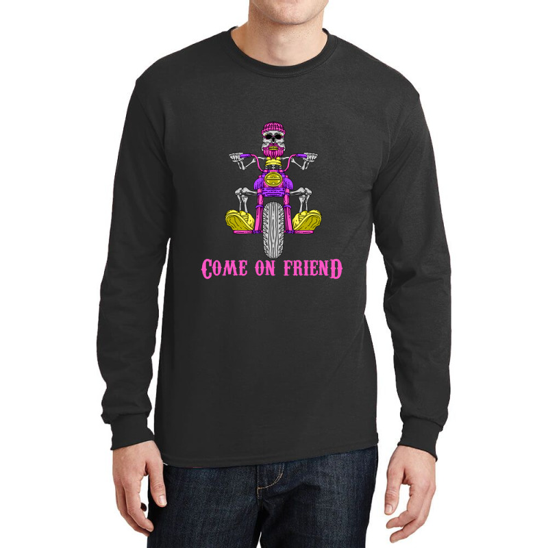 Come On Friend Long Sleeve Shirts by mshel tyan | Artistshot