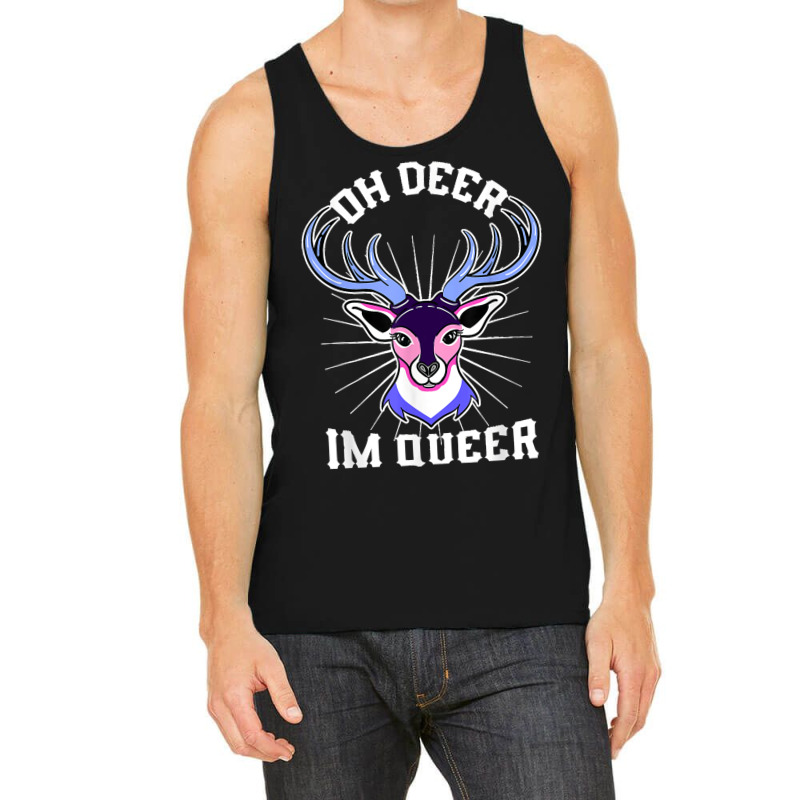 Oh Deer Im Queer Omnisexual Pride Tank Top by EaglesonBonnie | Artistshot