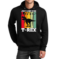 Just A Boy Who Loves T Rex Dinosaur Premium Unisex Hoodie | Artistshot