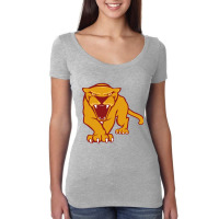 Minnesota Morris Cougars Women's Triblend Scoop T-shirt | Artistshot