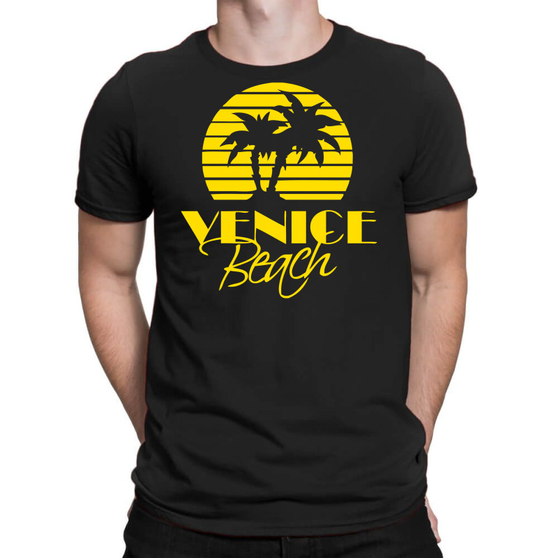 Custom Venice Beach T-shirt By Mdk Art - Artistshot | Sport-T-Shirts