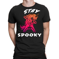 Unicorn T  Shirtstay Spooky Unicorn Skeleton Dabbing T  Shirt T-shirt | Artistshot