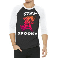 Unicorn T  Shirtstay Spooky Unicorn Skeleton Dabbing T  Shirt 3/4 Sleeve Shirt | Artistshot