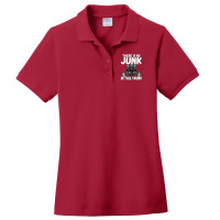 There Is No Junk In This Trunk Strong Elephant Gym Ladies Polo Shirt | Artistshot