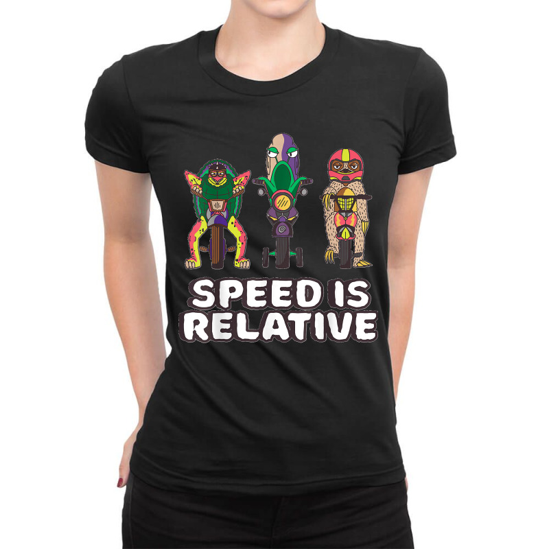 Racer Turtle Snail Sloth Race Ladies Fitted T-Shirt by EaglesonBonnie | Artistshot