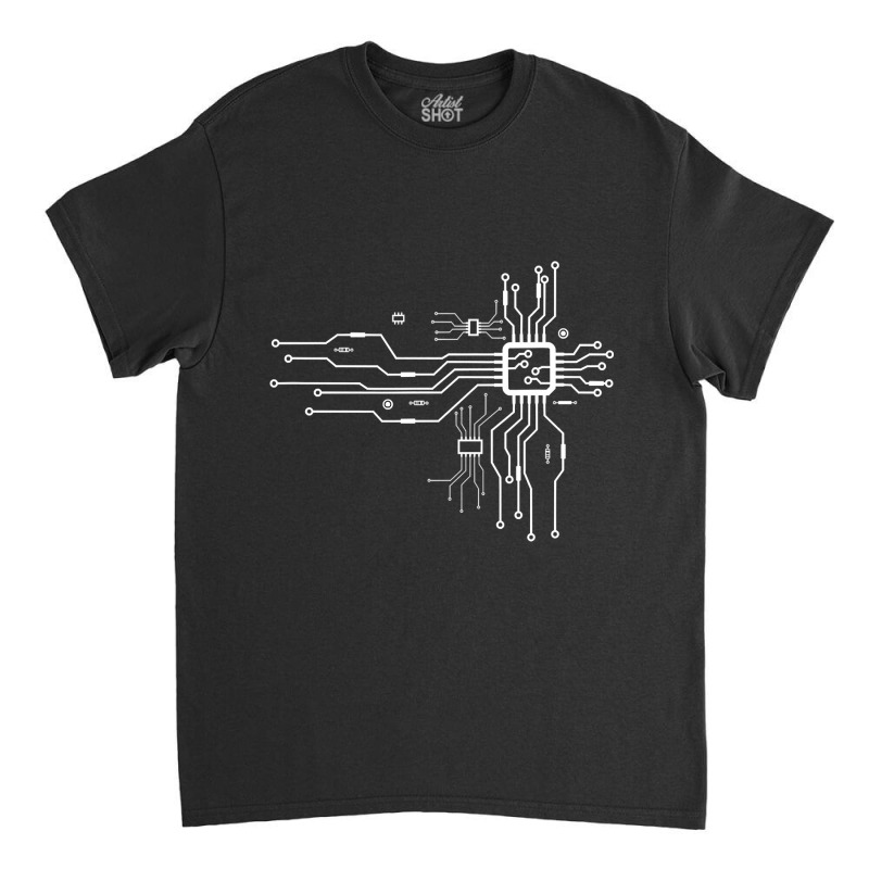 Cpu Heart Chipset Board Electrical Electronic Engineer T Shirt Classic T-shirt by sieuduong86 | Artistshot