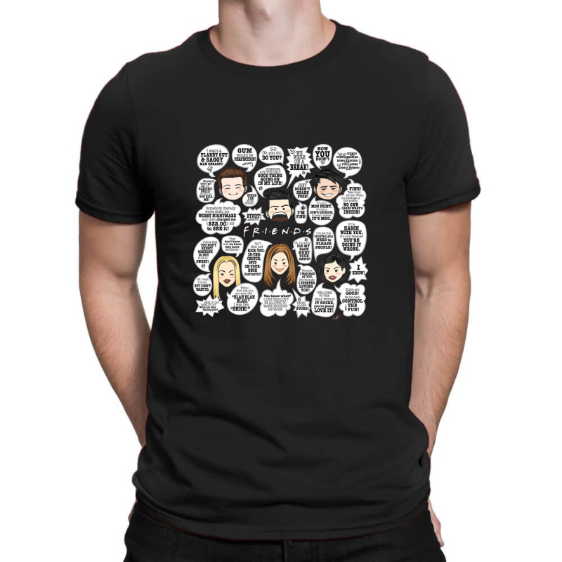 Friends Tv Lines T-shirt | Artistshot