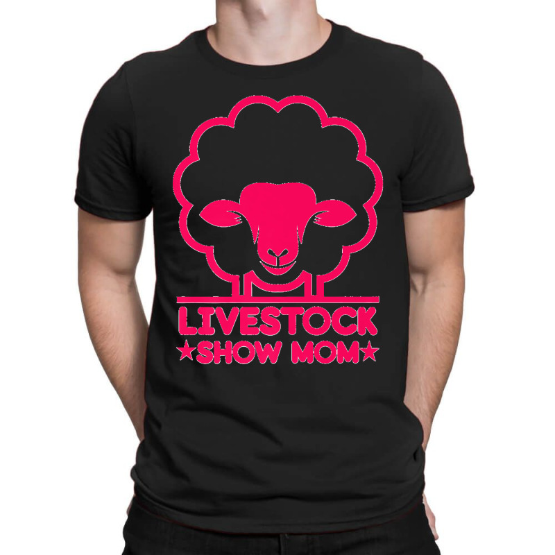 Livestock Show Mom  Showing Sheep At The Fair Premium T-shirt | Artistshot