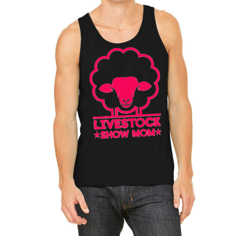 Livestock Show Mom  Showing Sheep At The Fair Premium Tank Top | Artistshot