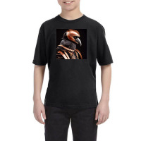 A Raven Wearing Copper, Armour And Helm Youth Tee | Artistshot