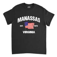 Manassas Virginia Va Usa Stars & Stripes Vintage Style Classic T-shirt | Artistshot