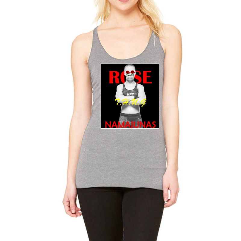 Rose Floweers Gift Fighter Rose Racerback Tank by rizalafgan | Artistshot