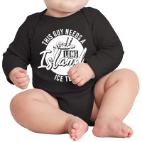 Long Island Ice Tea Alkohol Cocktail Long Sleeve Baby Bodysuit | Artistshot