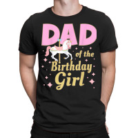 Mens Carousel Party Family Matching Dad 1st First Birthday Girl T-shirt | Artistshot