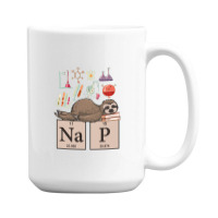 Funny Chemistry Sloth Art Gift 15 Oz Coffee Mug | Artistshot