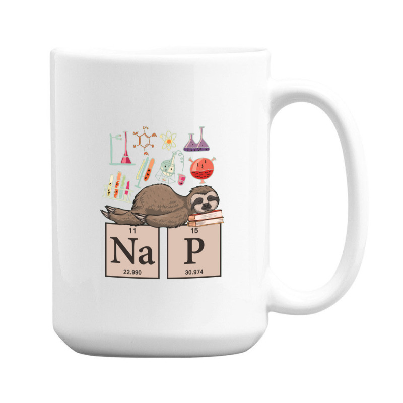 Funny Chemistry Sloth Art Gift 15 Oz Coffee Mug | Artistshot