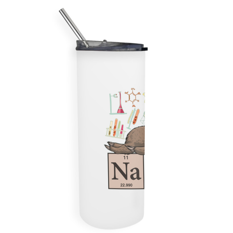 Funny Chemistry Sloth Art Gift Skinny Tumbler | Artistshot