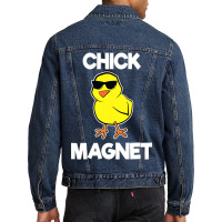 Chick Magnet Shirt Funny Boys Kids Easter Cool Chick T Shirt Men Denim Jacket | Artistshot