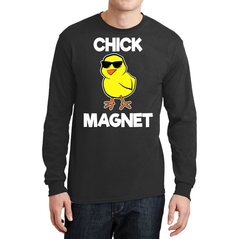 Chick Magnet Shirt Funny Boys Kids Easter Cool Chick T Shirt Long Sleeve Shirts by LoriMccarty89 | Artistshot