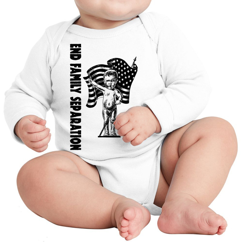 End Family Separation Long Sleeve Baby Bodysuit by EGYBOY | Artistshot