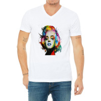 Marilyn V-neck Tee | Artistshot