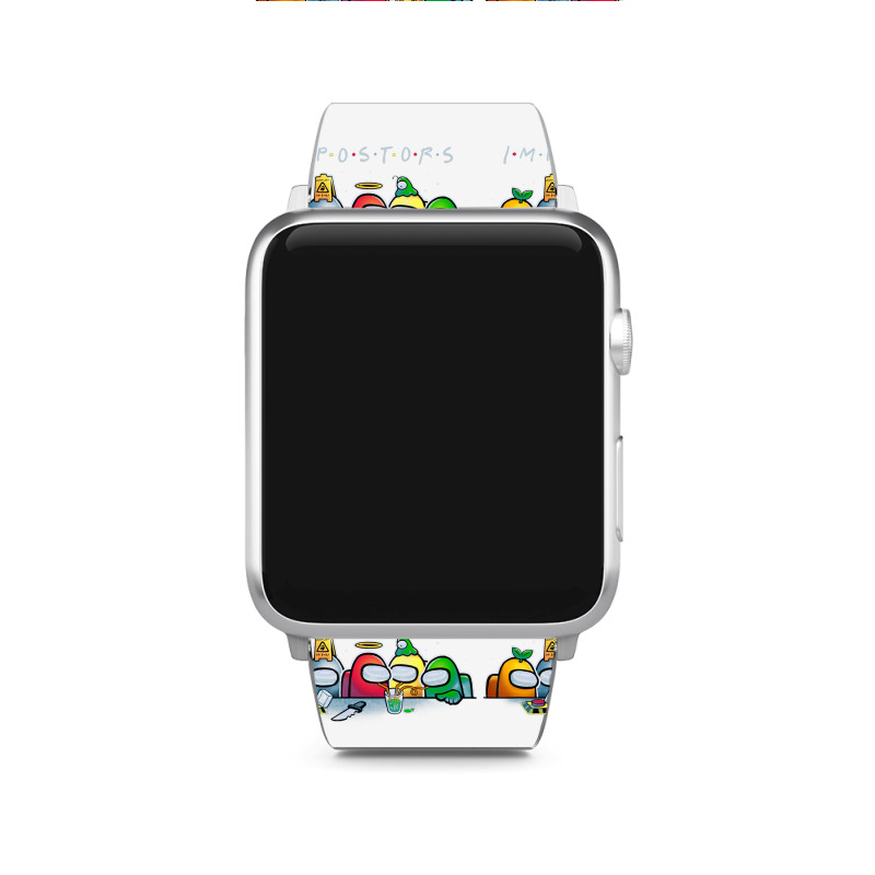 Gaming Crewmate Meme Impostor Among Game Us Sus Apple Watch Band | Artistshot