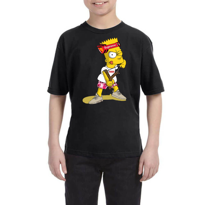 The Simpson Bart Youth Tee by Viscount Art | Artistshot