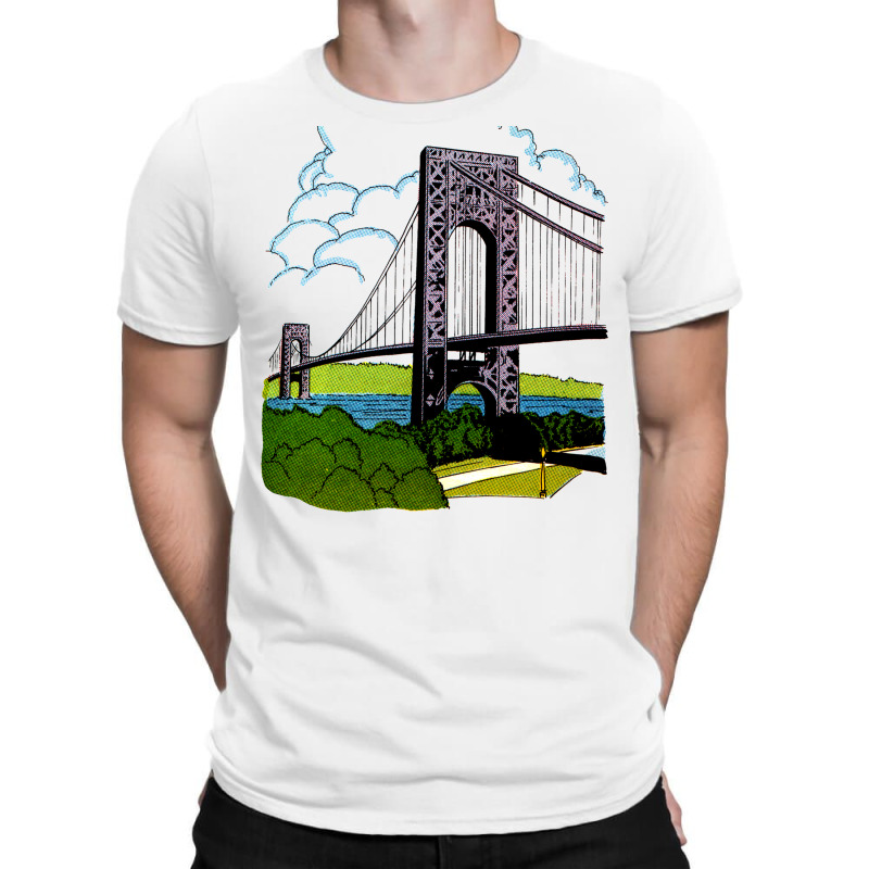 New York City Skyline Tshirt Design Vintage Tshirt Print And