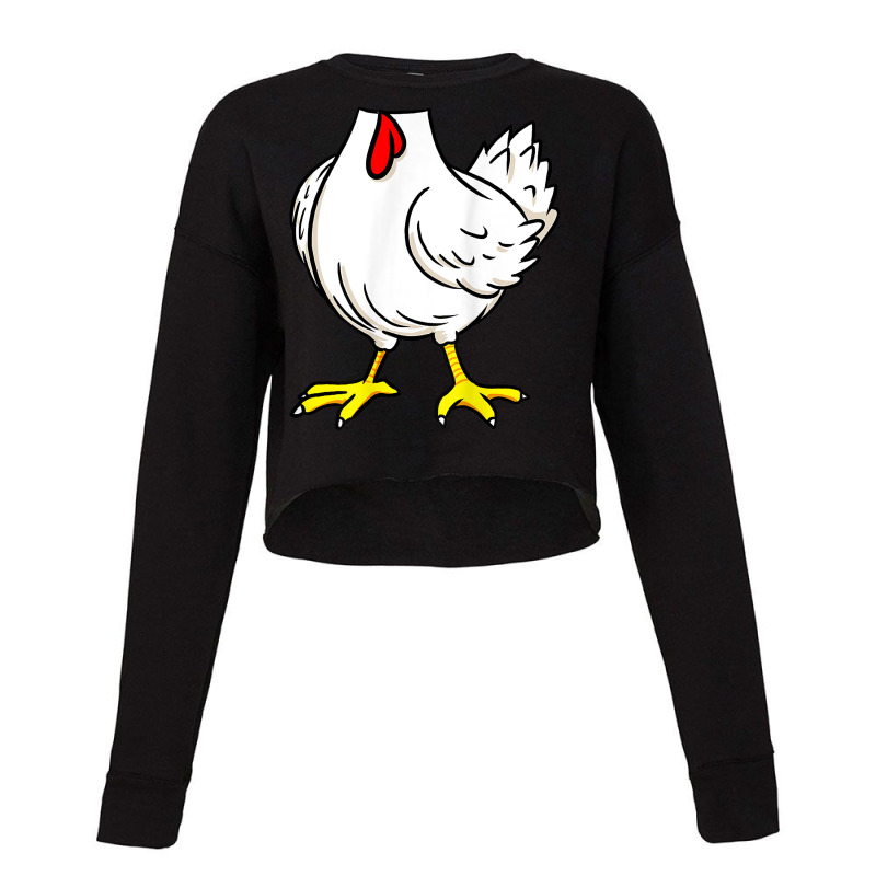 Chicken Funny Farm Animal, Farming Halloween Costume T Shirt Cropped Sweater by sugruewxrivestsxe | Artistshot