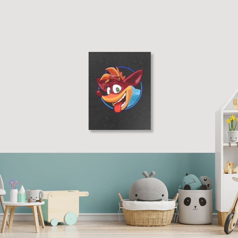 Ctr - Fuzzy Crusader Portrait Canvas Print | Artistshot