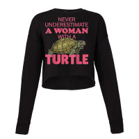 Turtle Sea Testudinata Biologist Zoology Cropped Sweater | Artistshot