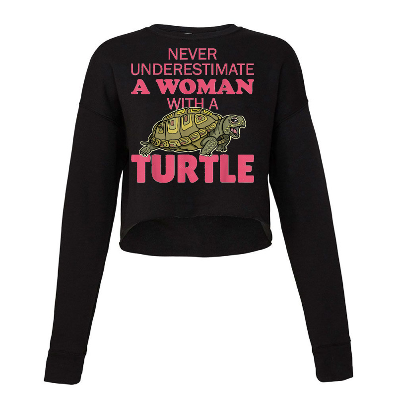 Turtle Sea Testudinata Biologist Zoology Cropped Sweater by EaglesonBonnie | Artistshot