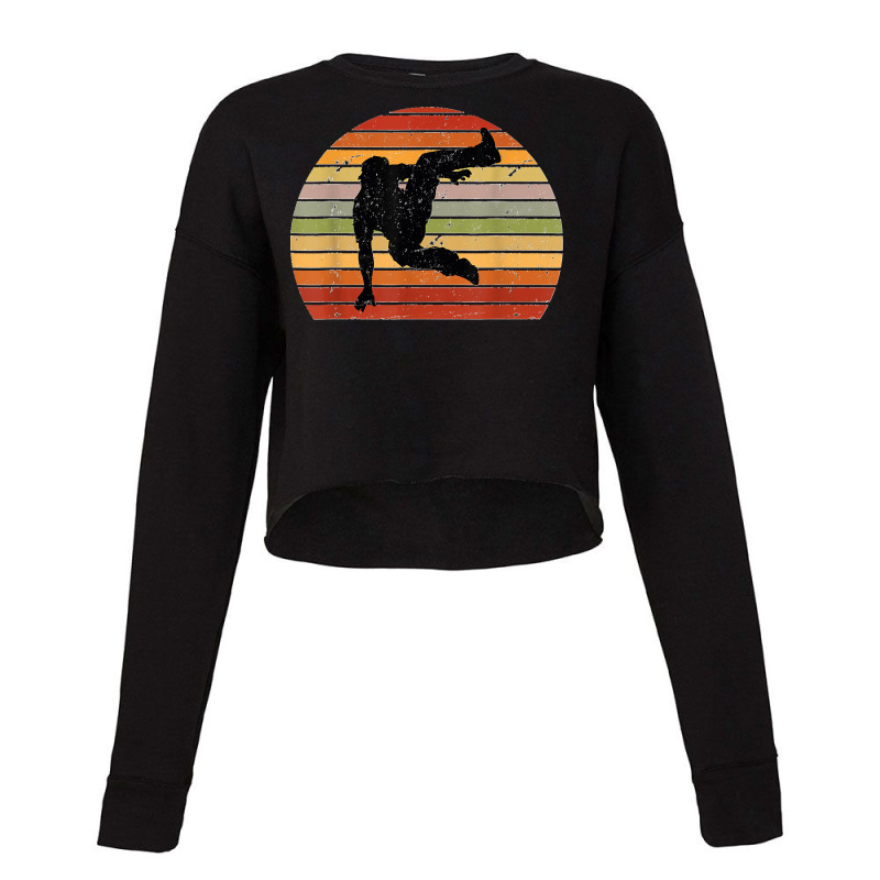 Urban Dance Breakdancer Silhouette Breakdance Cropped Sweater by EaglesonBonnie | Artistshot