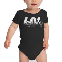 Atlanta 404 Area Code Skyline Atl Georgia Vintage T Shirt Baby Bodysuit | Artistshot