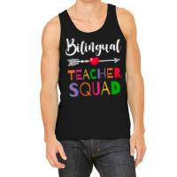 Awesome Bilingual Teacher Squad Funny Colleague T Shirt Tank Top | Artistshot