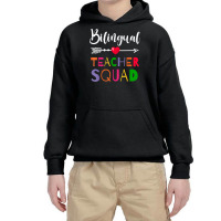 Awesome Bilingual Teacher Squad Funny Colleague T Shirt Youth Hoodie | Artistshot