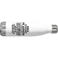 Being An Event Planner Like The Bike Is On Fire Stainless Steel Water Bottle | Artistshot
