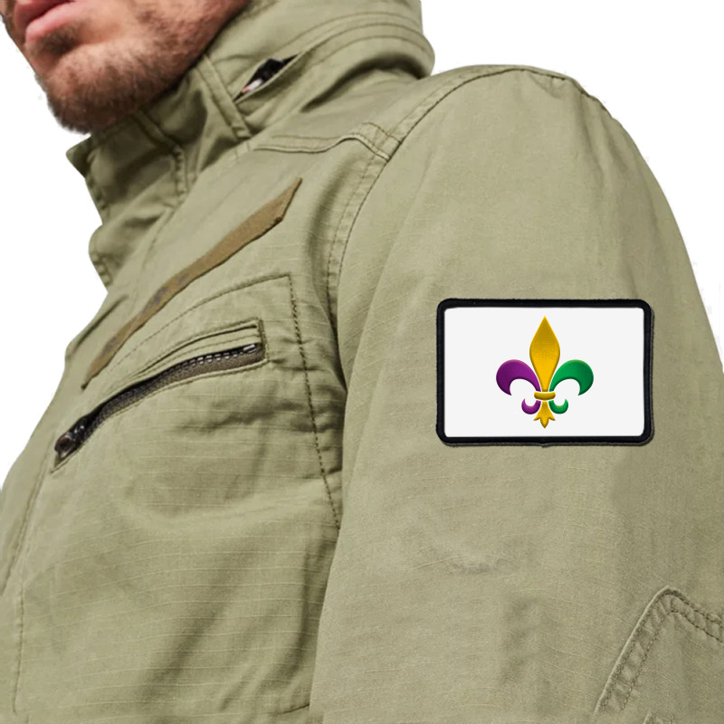 Awesome Mardi Gras Shirt New Orleans Party Idea Rectangle Patch | Artistshot