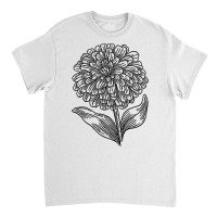 Zinnia Flower Florist And Botanist T Shirt Classic T-shirt | Artistshot