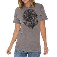 Zinnia Flower Florist And Botanist T Shirt Vintage T-shirt | Artistshot