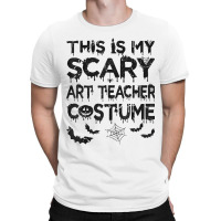 This Is My Scary Art Teacher Costume Characters Video Game T-shirt | Artistshot