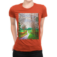 David The Arrival Spring In Woldgate Ladies Fitted T-shirt | Artistshot