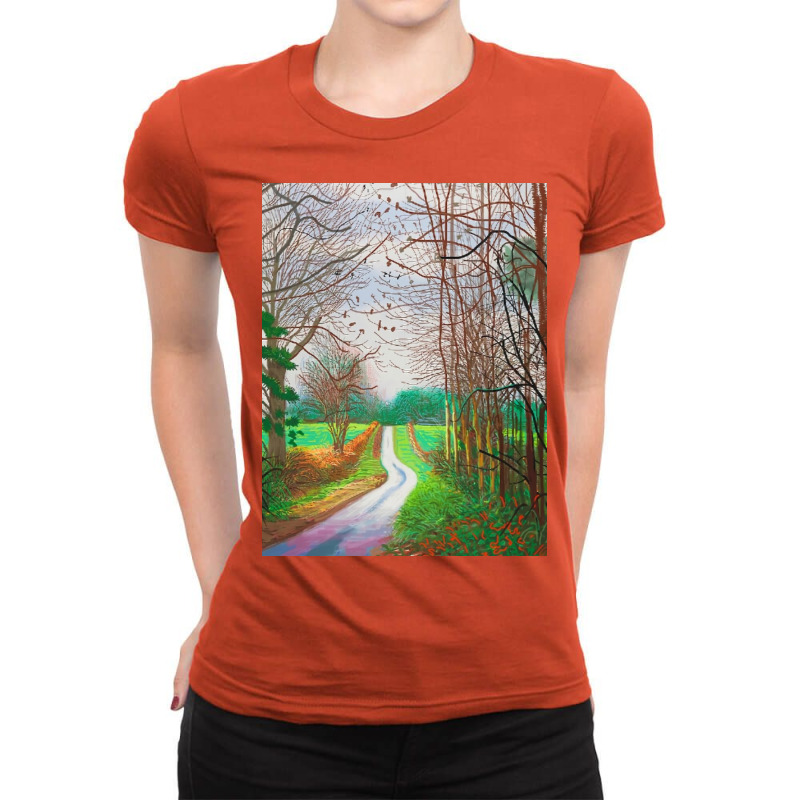 David The Arrival Spring In Woldgate Ladies Fitted T-Shirt by Kelly J | Artistshot