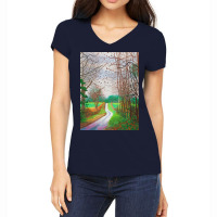 David The Arrival Spring In Woldgate Women's V-neck T-shirt | Artistshot