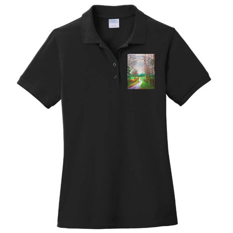 David The Arrival Spring In Woldgate Ladies Polo Shirt by Kelly J | Artistshot