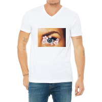 3d Eye Printing V-neck Tee | Artistshot