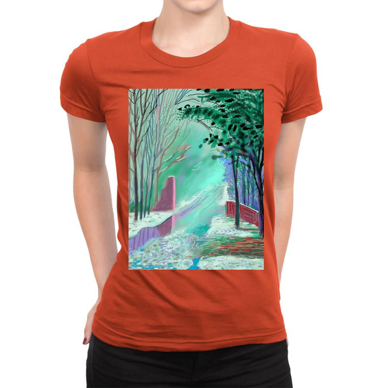 David The Arrival Of Spring In Woldgate Metal Ladies Fitted T-Shirt by Kelly J | Artistshot