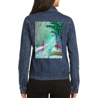 David The Arrival Of Spring In Woldgate Metal Ladies Denim Jacket | Artistshot