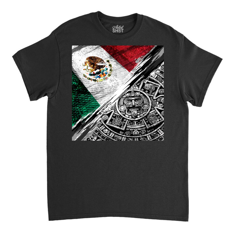 Mexiccan Aztec Cross Flag Classic T-shirt | Artistshot